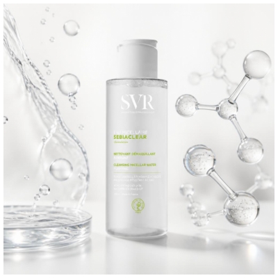 SVR Sebiaclear Eau Micellaire Peaux Grasses à Tendance Acnéique 100 ml
