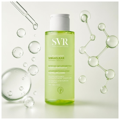 SVR Sebiaclear Gel Moussant Anti-Imperfections Peaux Grasses à Tendance Acnéique 100 ml