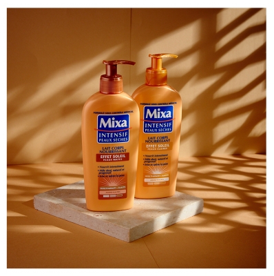 Mixa Lait Corps Nourrissant Peaux Claires Effet Soleil 250 ml