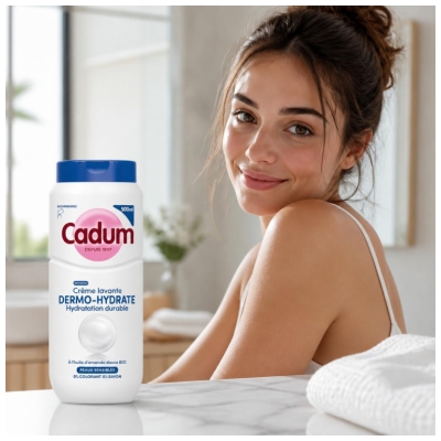 Cadum Crème Lavante Dermo-Hydrate Peaux Sensibles 500 ml