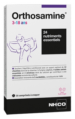 NHCO Orthosamine 3-18 ans 16 Comprimés