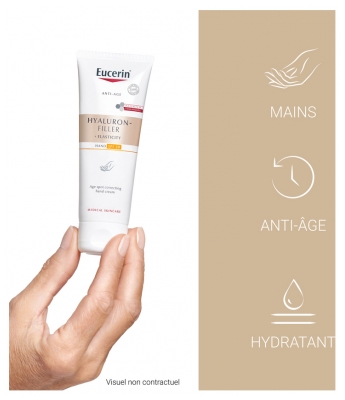 Eucerin Hyaluron-Filler + Elasticity Crème Mains Anti-Taches SPF30 75 ml