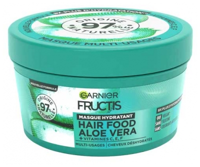 Garnier Fructis Hair Food Aloe Masque Hydratant 100H Cheveux et Cuir Chevelu Déshydratés 320 ml