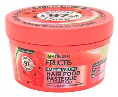 Garnier Fructis Hair Food Pastèque Masque Volume Cheveux Fins 320 ml