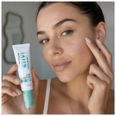 Maybelline New York Poreless Jelly Base Floutante et Hydratante 24H 30 ml