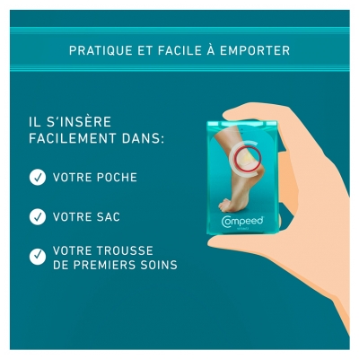 Compeed Pansements Ampoules Moyen Format Pour le Talon 5 Pansements