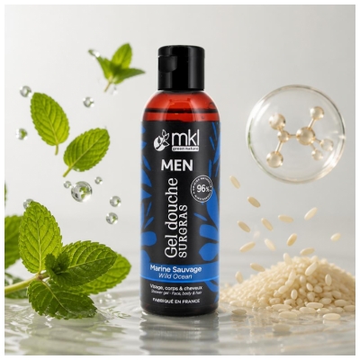 MKL Green Nature Men Gel Douche Surgras à la Marine Sauvage 100 ML