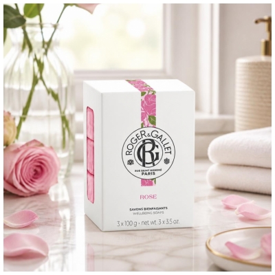 Roger & Gallet Rose Coffret 3 Savons Bienfaisants