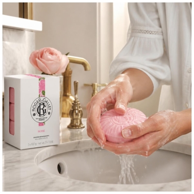 Roger & Gallet Rose Coffret 3 Savons Bienfaisants