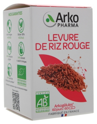 Arkopharma Arkogelules Levure de Riz Rouge Bio 60 Gélules