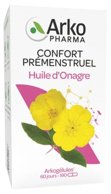 Arkopharma Arkogélules Huile d'Onagre - Confort Prémenstruel - 180 Gélules