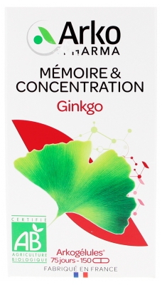 Arkopharma Arkog Ginkgo Bio - 150 Gel.