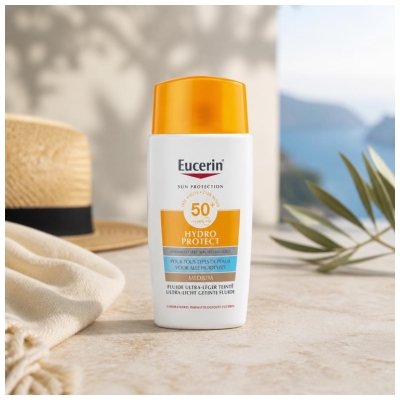 Eucerin Sun Protection Sun Hydro Protect Fluide Teinté Ultra-Léger SPF50+ 50 ml
