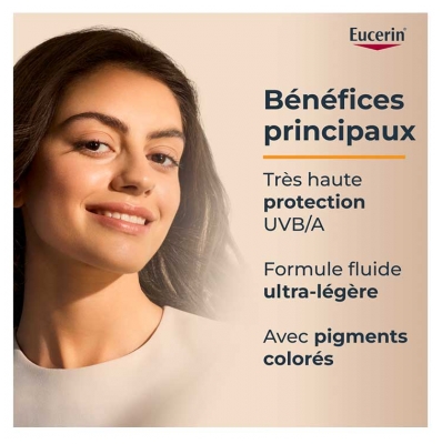 Eucerin Sun Protection Sun Hydro Protect Fluide Teinté Ultra-Léger SPF50+ 50 ml