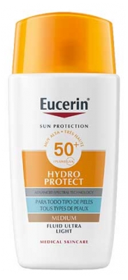 Eucerin Sun Protection Sun Hydro Protect Fluide Teinté Ultra-Léger SPF50+ 50 ml