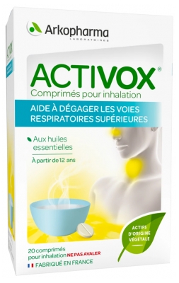 Arkopharma Activox 20 Comprimés Inhalation