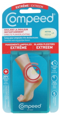 Compeed Ampoules Extrême Pour le Talon 5 Pansements