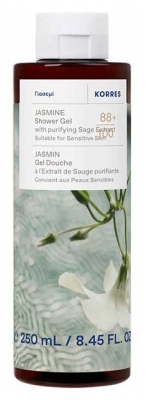 Korres Gel Douche Jasmin à l'Extrait de Sauge Purifiante 250 ml