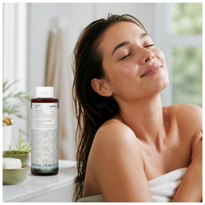 Korres Gel Douche Thé à la Menthe à l'Extrait de Sauge Purifiante 250 ml