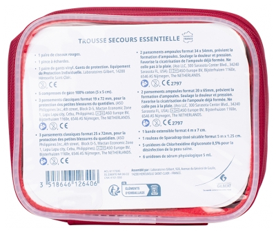 Gilbert Trousse de Secours 1Eres Urgences