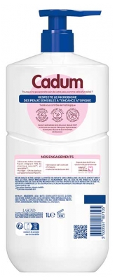 Cadum Crème Lavante Dermo-Hydrate Peaux Sensibles 1 L