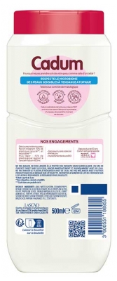 Cadum Gel Lavant Corps et Cheveux Hypoallergénique Peaux Sensibles 500 ml