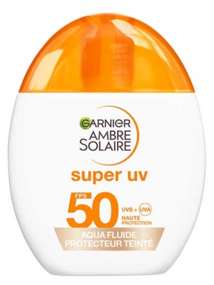 Garnier Ambre Solaire Super UV Aqua Fluide Teinté SPF50 40 ml