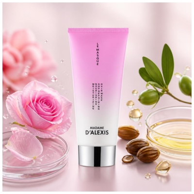 Madame d'Alexis Le Masque Hydratant Floral Tous Types de Cheveux 200 ml