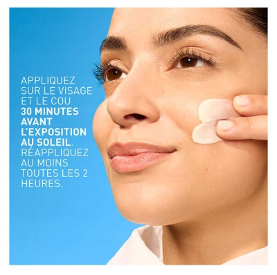 CeraVe Fluide Invisible Toucher Sec Peaux Normales à Grasses SPF50+ 50 ml