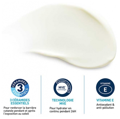 CeraVe Lait Solaire Hydratant Invisible Visage et Corps SPF50+ 177 ml