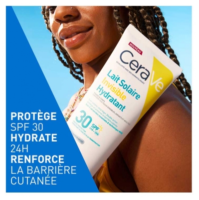 CeraVe Lait Solaire Hydratant Invisible Visage et Corps SPF30 75 ml