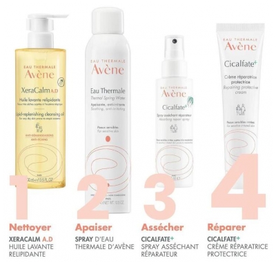 Avène Cicalfate + Crème Réparatrice Protectrice - Peaux Sensibles et Irritées 100 ml