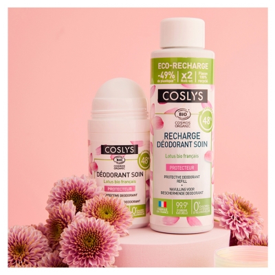 Coslys Déodorant Soin Corporel 48H Protecteur Recharge Bio 100 ml