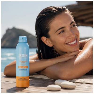 Isdin Fotoprotector Transparent Spray Wet Skin Haute Protection SPF50 100 ml