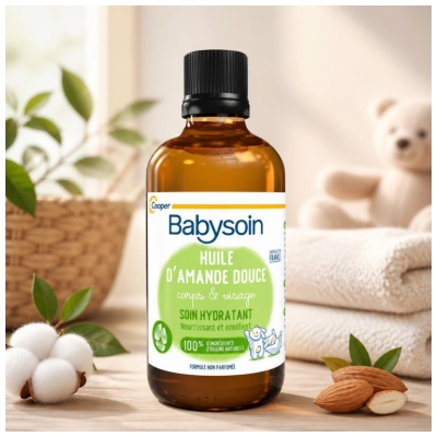 Babysoin Huile d'Amande Douce Flacon 100 ml
