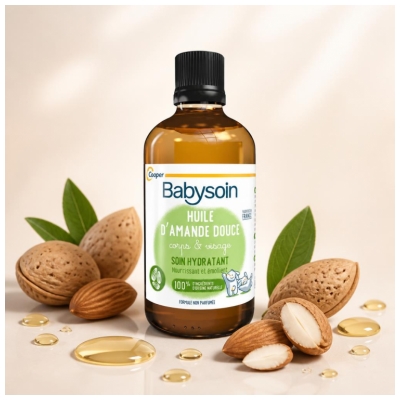 Babysoin Huile d'Amande Douce Flacon 100 ml