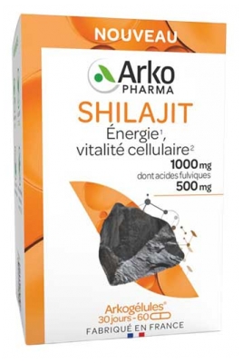 Arkopharma Arkogélules Shilajit 30 Jours 60 Gélules