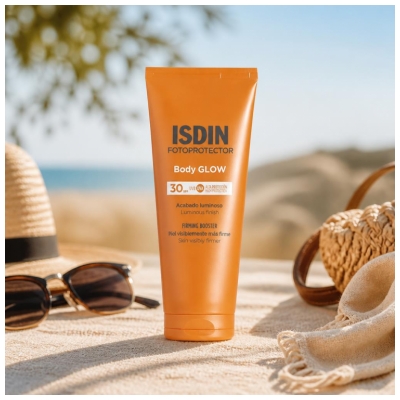 Isdin Fotoprotector Body Glow Lotion Solaire Corps Effet Glow SPF30 200 ml