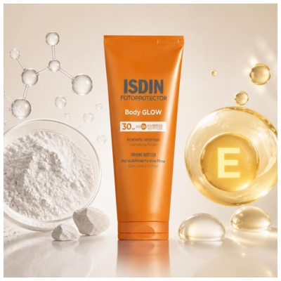 Isdin Fotoprotector Body Glow Lotion Solaire Corps Effet Glow SPF30 200 ml