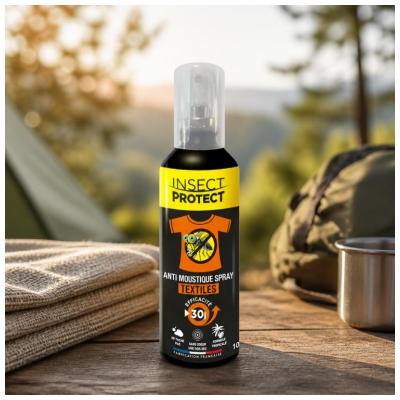 Insect Protect Anti-Moustiques Spray Textiles 30 Jours 100 ml