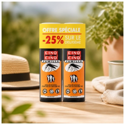 Cinq sur Cinq Famille Lotion Anti-Moustiques 2 x 100 ml