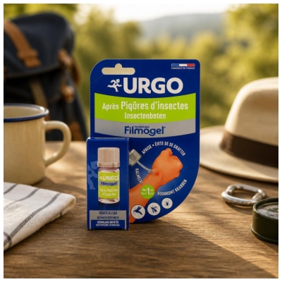 Urgo Filmogel Après Piqûres d'Insectes - Apaise Évite de se Gratter Résiste à L'eau - Dès 1 an - 3,25 ml