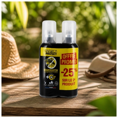 Insect Protect Anti-Moustiques Lotion Tropical Peau 2 x 75 ml