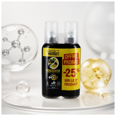 Insect Protect Anti-Moustiques Lotion Tropical Peau 2 x 75 ml