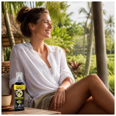 Insect Protect Anti-Moustiques Lotion Tropicale Peau Dès 24 Mois 75 ml