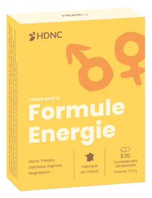 H.d.n.c Formule Énergie Libido (Pour Elle Pour Lui) l-Arginine - Damiana Tribulus - Maca - 30 Cmp