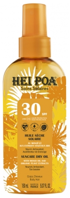 Hei Poa Huile Sèche Solaire Monoï Spf30 150 ml