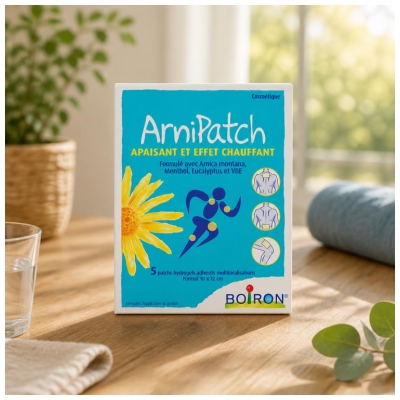 Boiron Arnipatch Apaisant et Effet Chauffant 5 Patchs Hydrogels