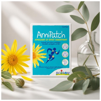 Boiron Arnipatch Apaisant et Effet Chauffant 5 Patchs Hydrogels