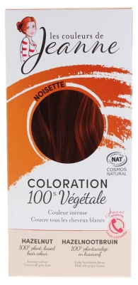 Les couleurs de Jeanne Coloration Poudres 100% Pures et Végétales Bio - Couleur : Noisette